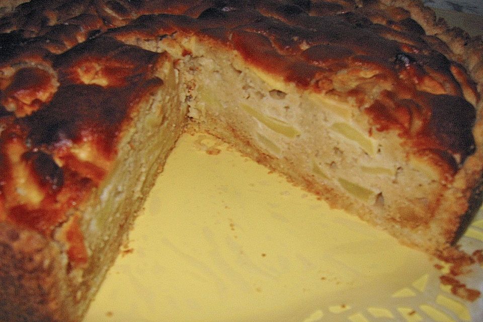 Apfel - Marzipankuchen