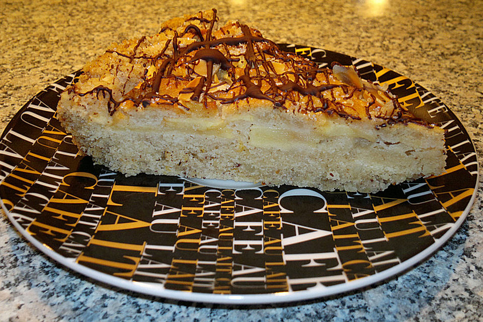 Apfel - Marzipankuchen