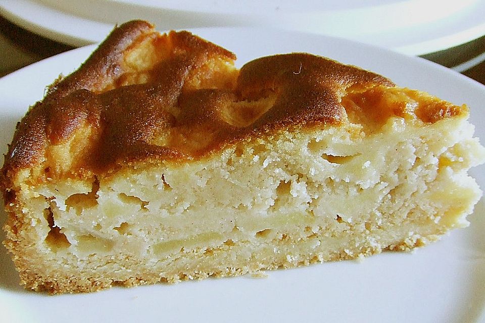 Apfel - Marzipankuchen