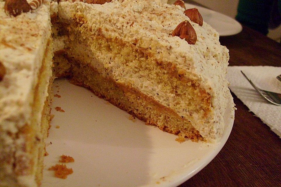 Nuss - Sahne - Torte