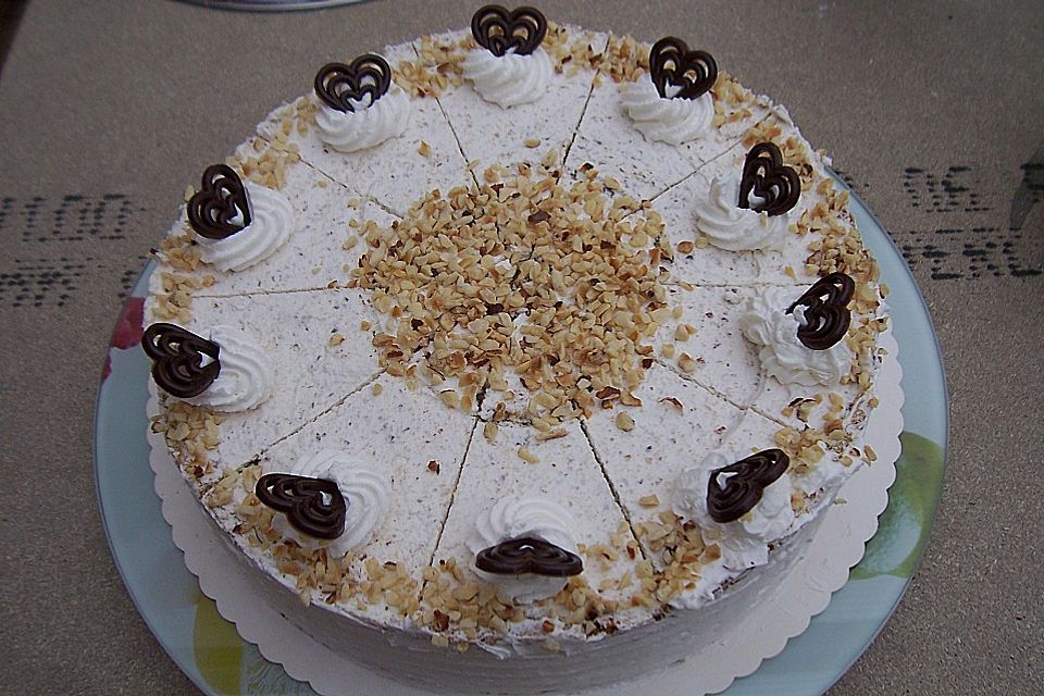 Nuss - Sahne - Torte