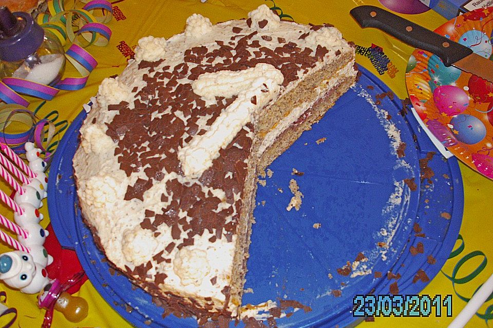 Nuss - Sahne - Torte