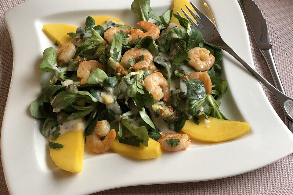 Garnelen - Mango Salat