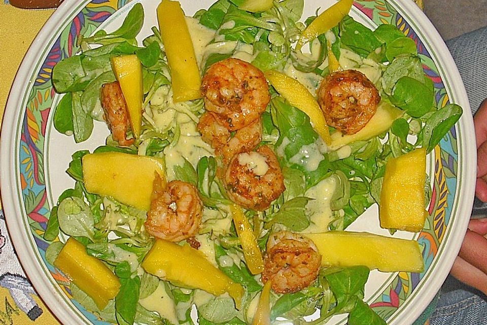 Garnelen - Mango Salat