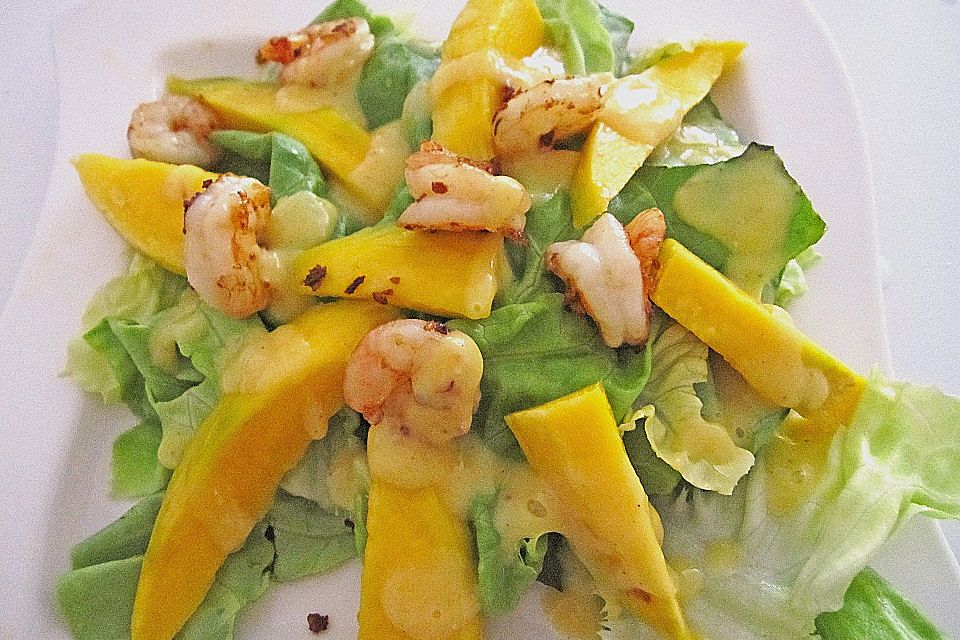 Garnelen - Mango Salat