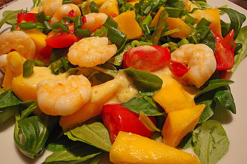 Garnelen - Mango Salat