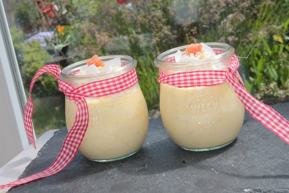 Limetten - Mango - Speise