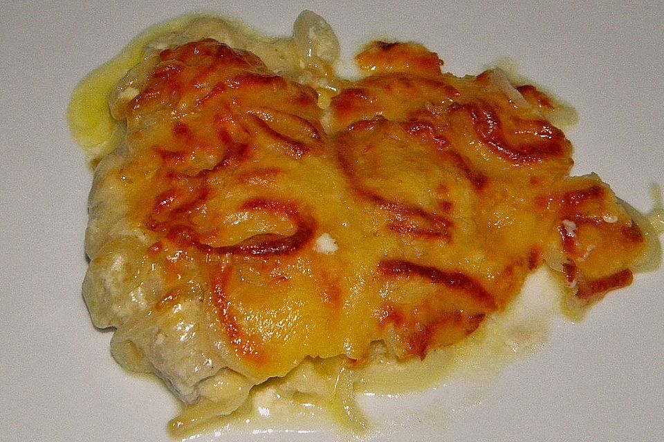 Sahne - Zwiebel - Schnitzel