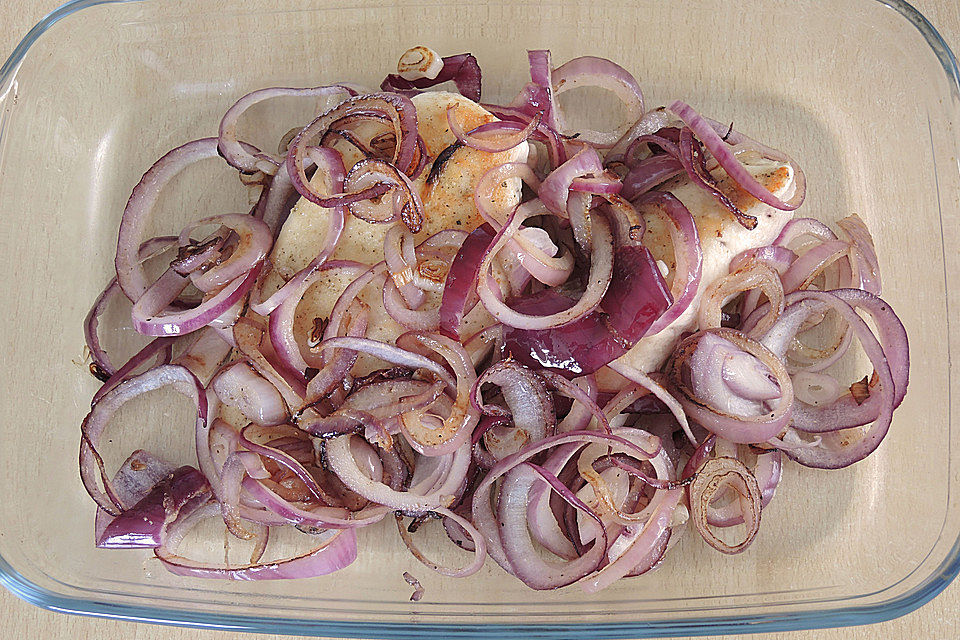 Sahne - Zwiebel - Schnitzel