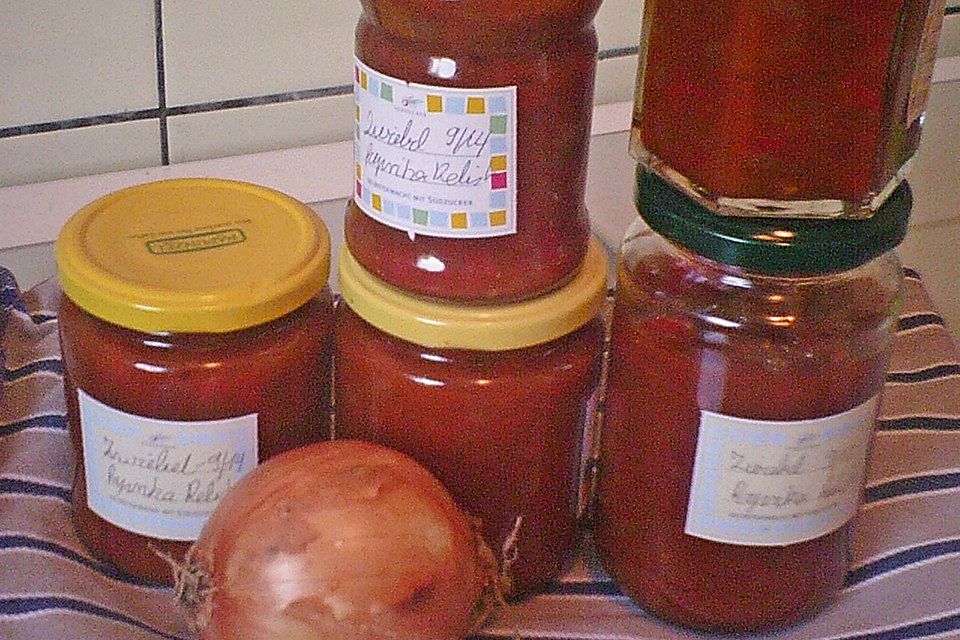 Zwiebel - Paprika Relish