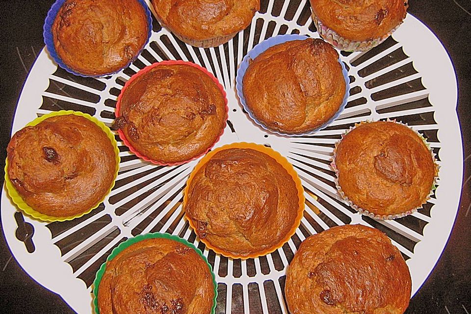 Bananen - Walnuss - Muffins