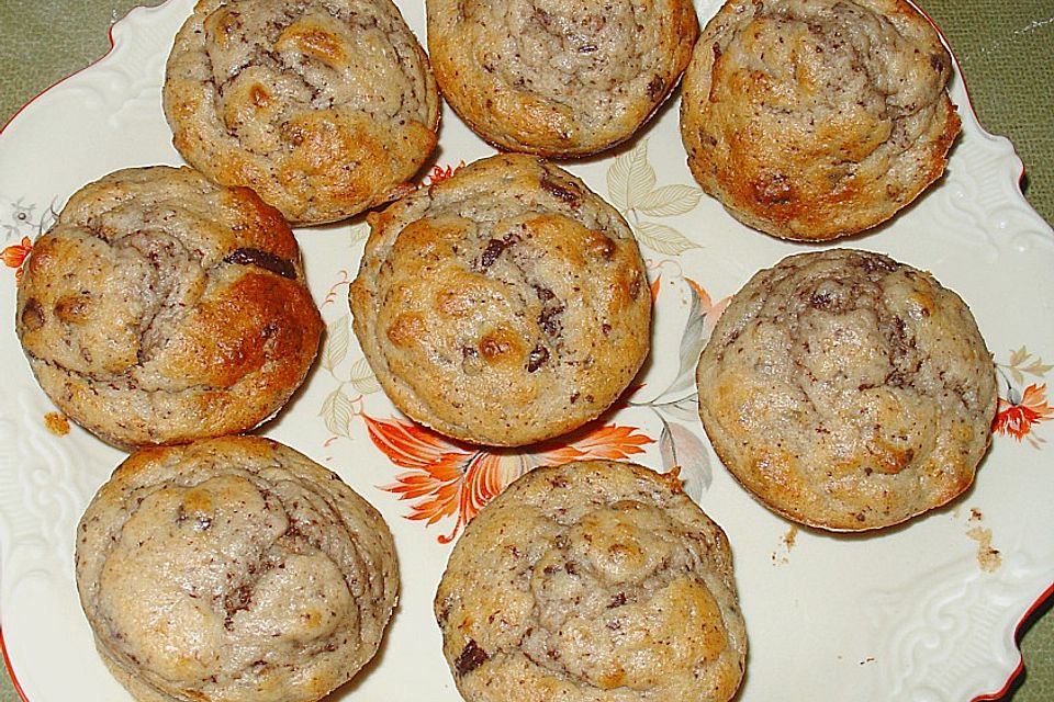 Bananen - Walnuss - Muffins