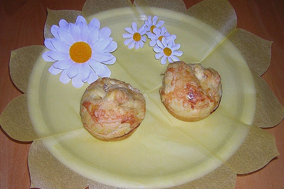 Blätterteig - Schinken - Muffins