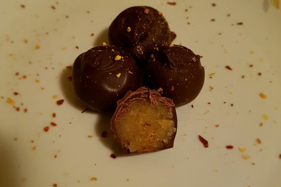 Orangen - Marzipan - Pralinen