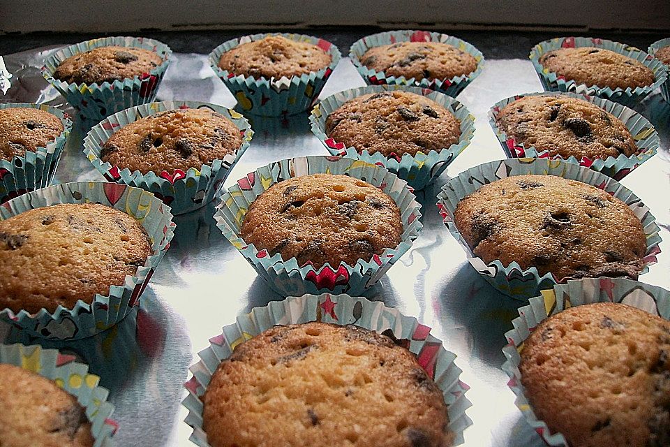 Muffins mit Schokostreuseln