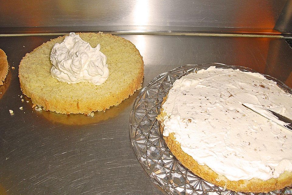 Haselnuss - Sahne - Torte