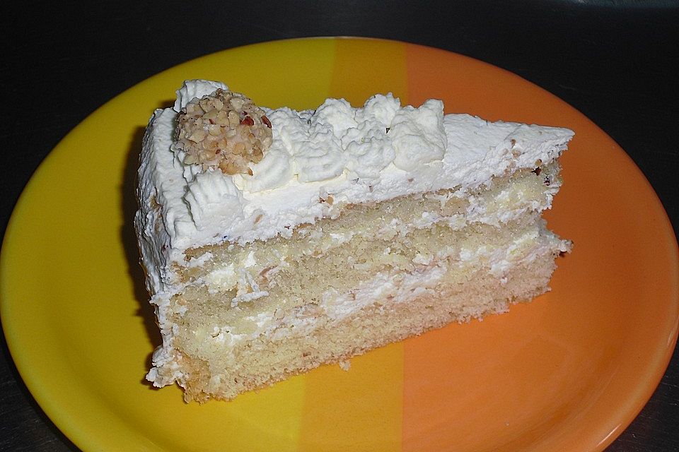 Haselnuss - Sahne - Torte