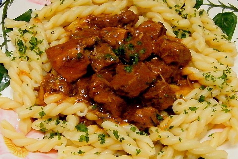 Zwiebelgulasch