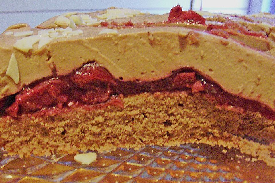 Cappuccino - Kirsch - Torte