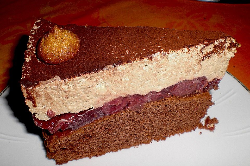 Cappuccino - Kirsch - Torte