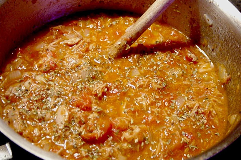 Tomaten - Thunfisch - Sauce