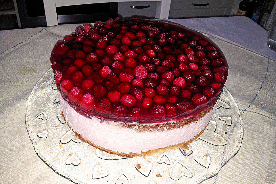 Himbeer - Käsesahne - Torte