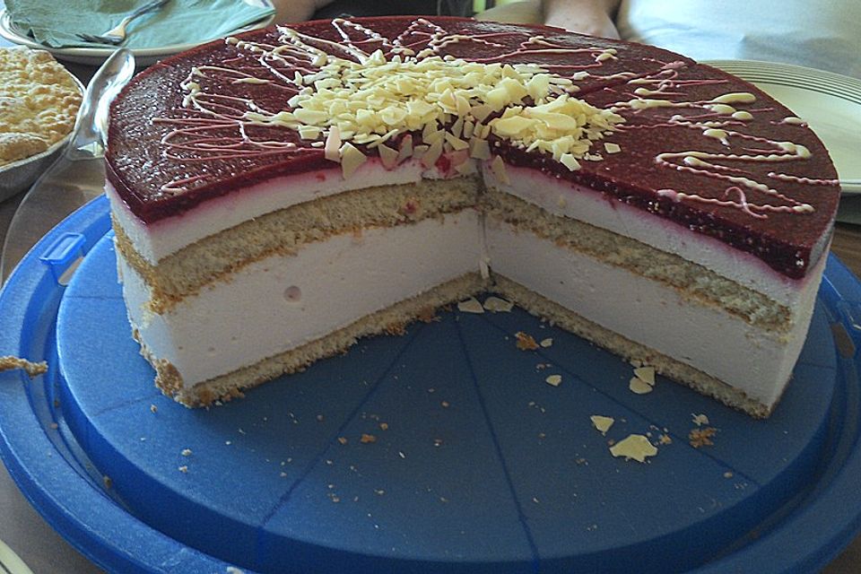 Himbeer - Käsesahne - Torte