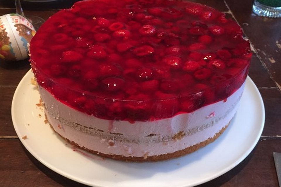 Himbeer - Käsesahne - Torte