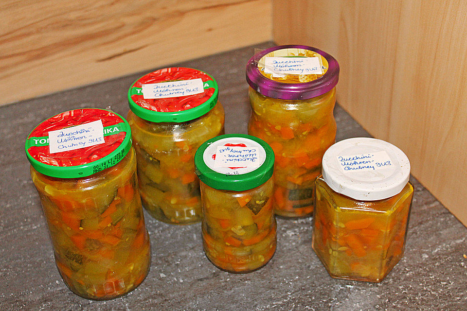 Zucchini - Möhren Chutney