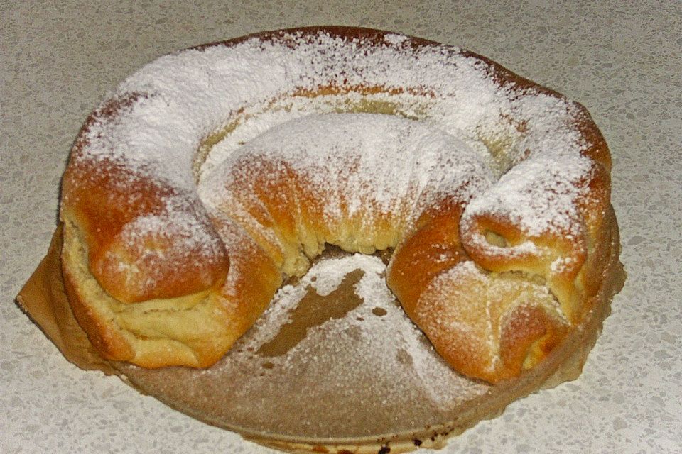 Mandel - Germteig - Kuchen