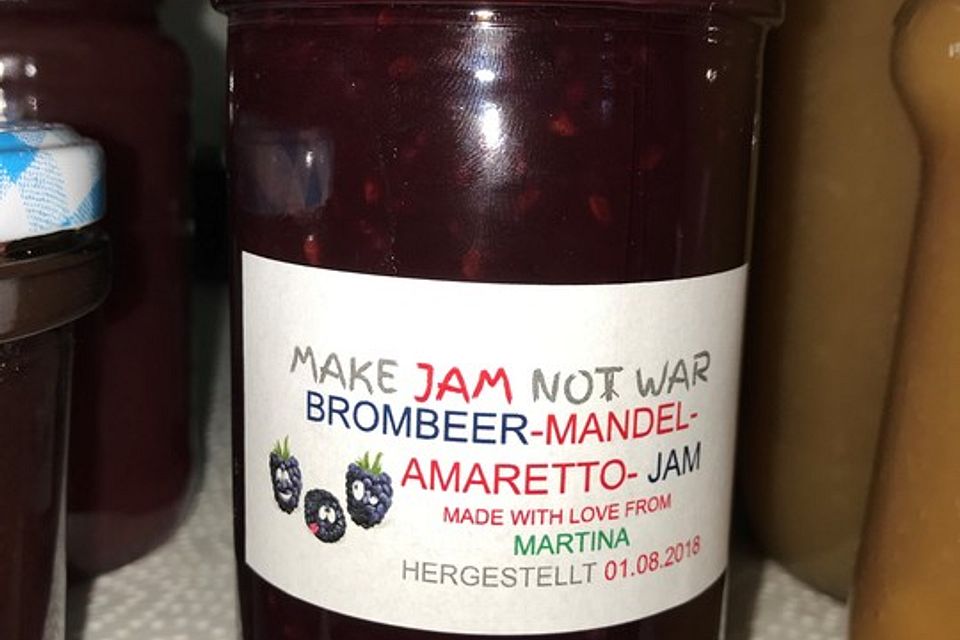 Brombeer - Mandel - Amaretto - Marmelade