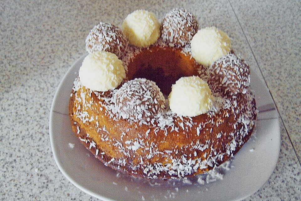 Feiner Kokos - Kakao  Kuchen