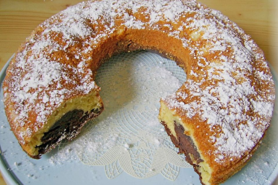 Feiner Kokos - Kakao  Kuchen