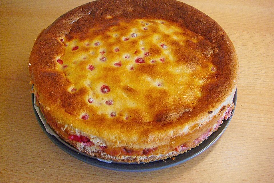 Johannisbeerkuchen mit Guss