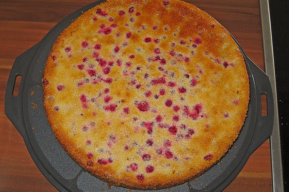 Johannisbeerkuchen mit Guss