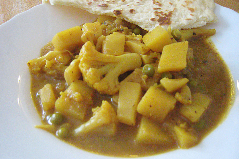 Kartoffel - Blumenkohl - Curry