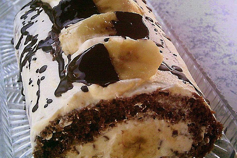 Bananen Split - Roulade