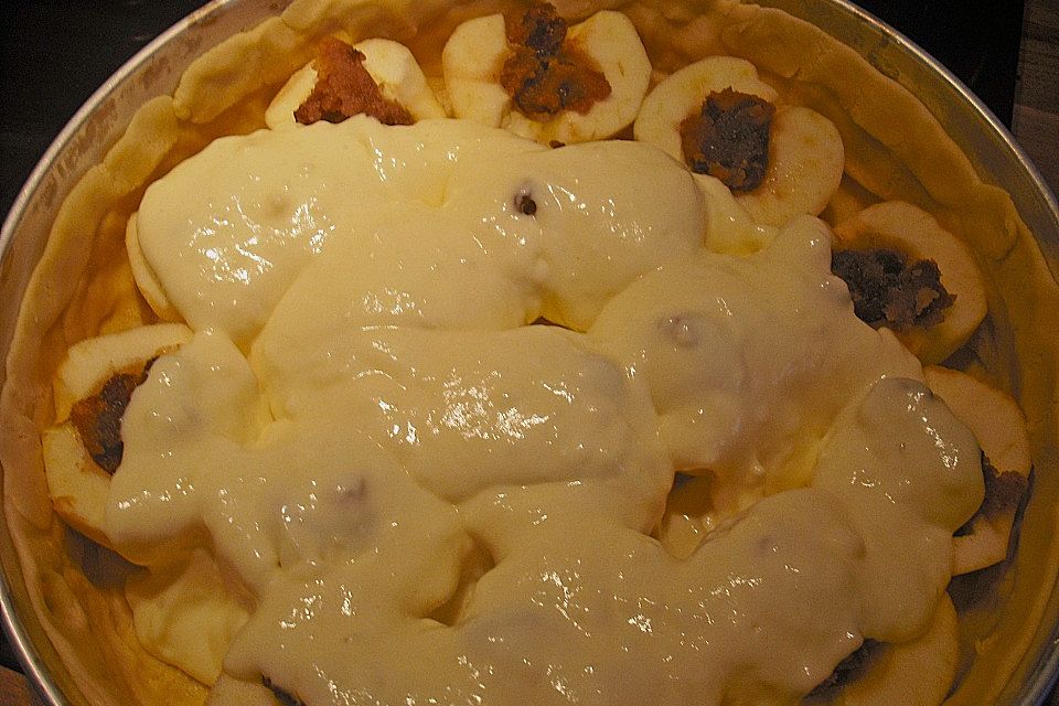 Bratapfelkuchen mit Zimt-Marzipan