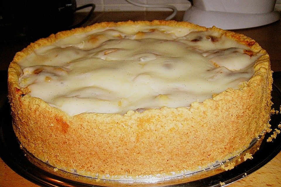 Bratapfelkuchen mit Zimt-Marzipan