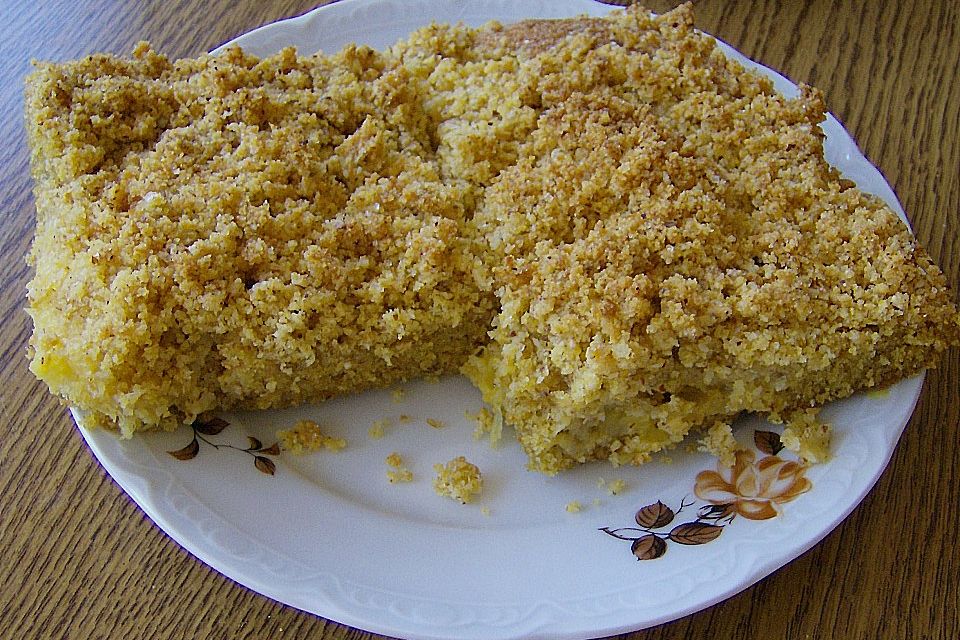 Ananaskuchen mit Streusel