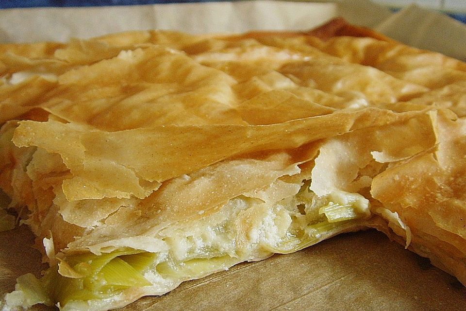 Börek mit Lauch