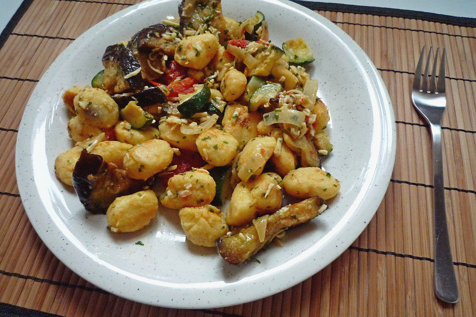 Gnocchi - Gemüse - Pfanne