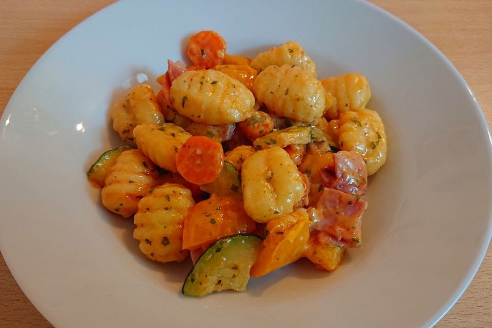 Gnocchi - Gemüse - Pfanne