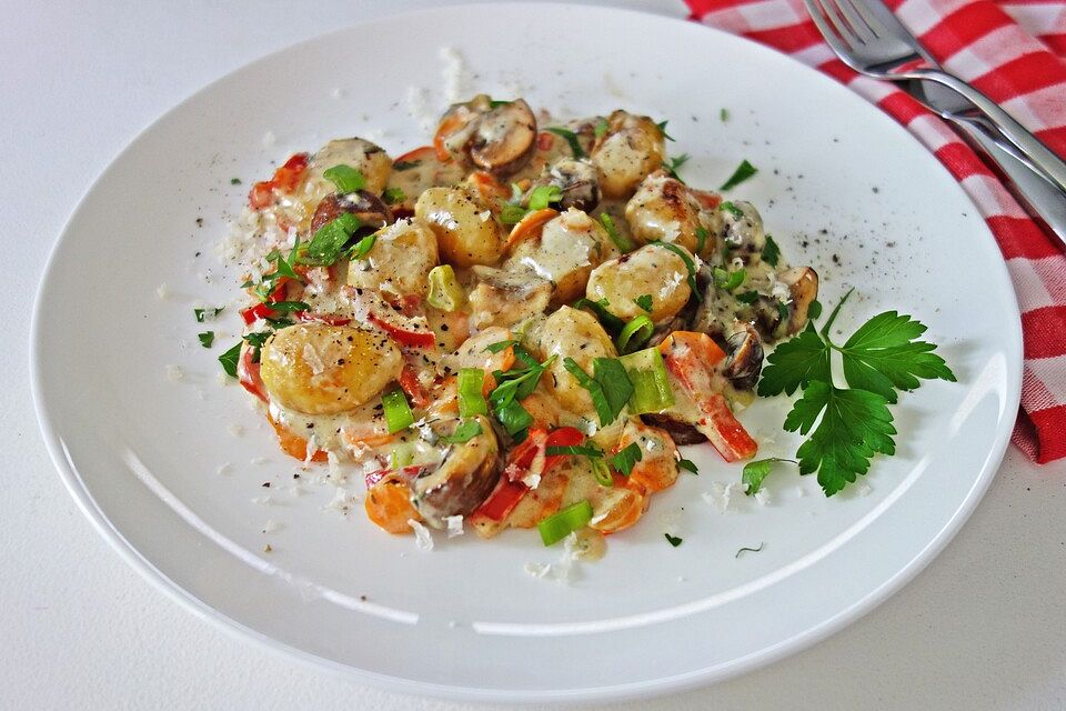 Gnocchi - Gemüse - Pfanne