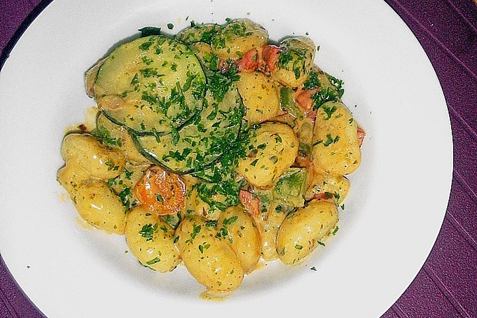 Gnocchi - Gemüse - Pfanne