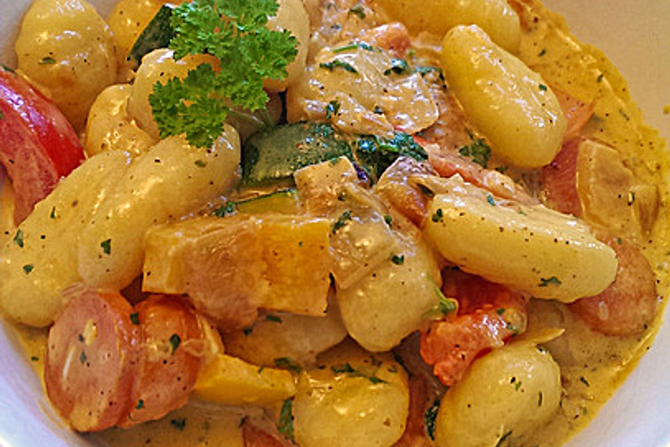 Gnocchi - Gemüse - Pfanne