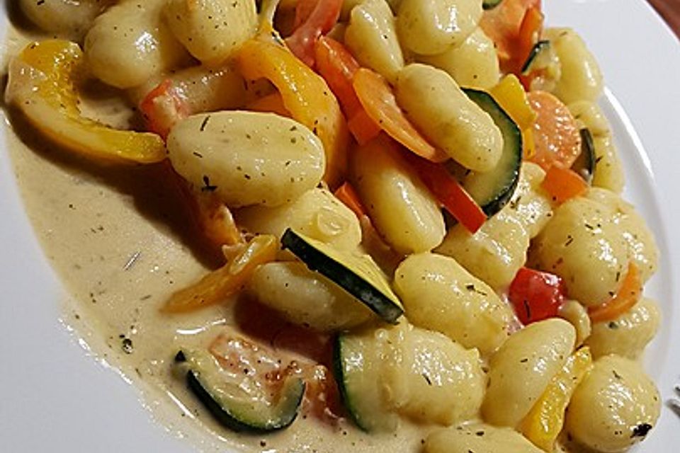 Gnocchi - Gemüse - Pfanne