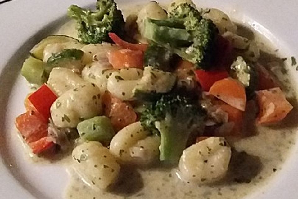 Gnocchi - Gemüse - Pfanne