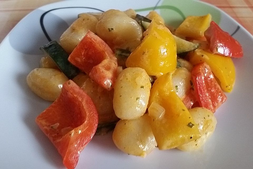 Gnocchi - Gemüse - Pfanne