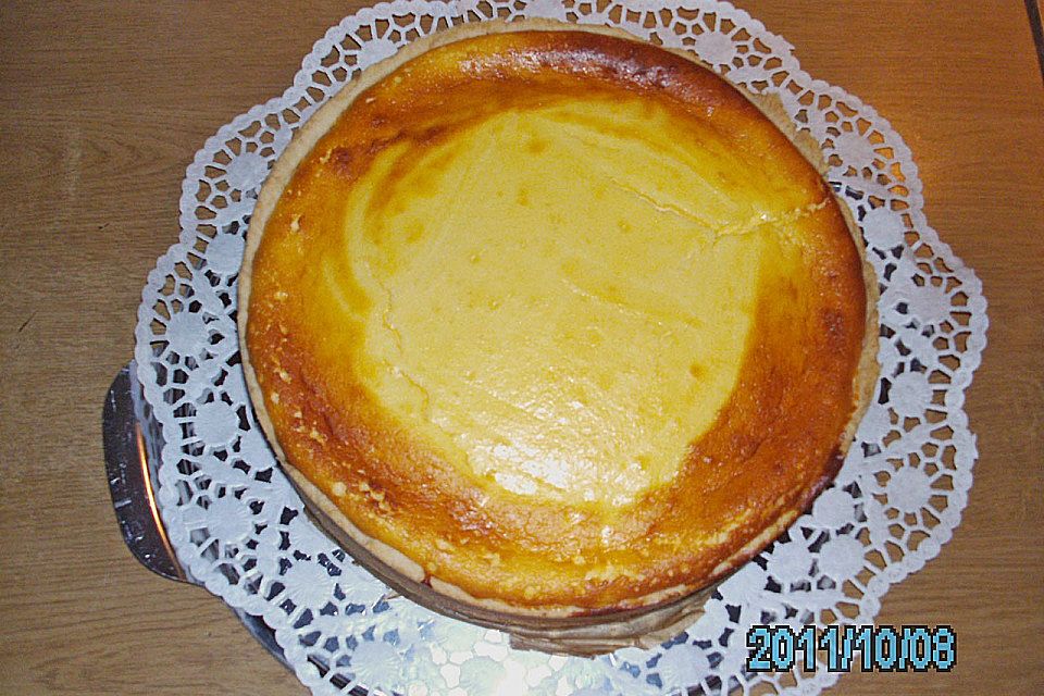 Vanilliger Käsekuchen